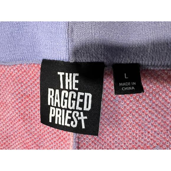 Ragged Priest Whimsical Flower Power Purple Flare Pants Grunge Punk Indie L - Picture 6 of 11